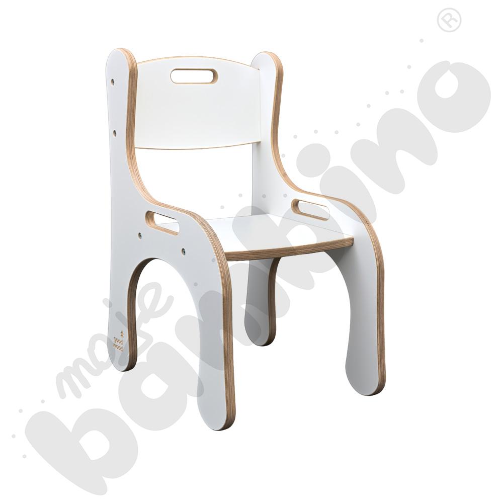 Krzesło ergonomiczne Good Wood - białe
