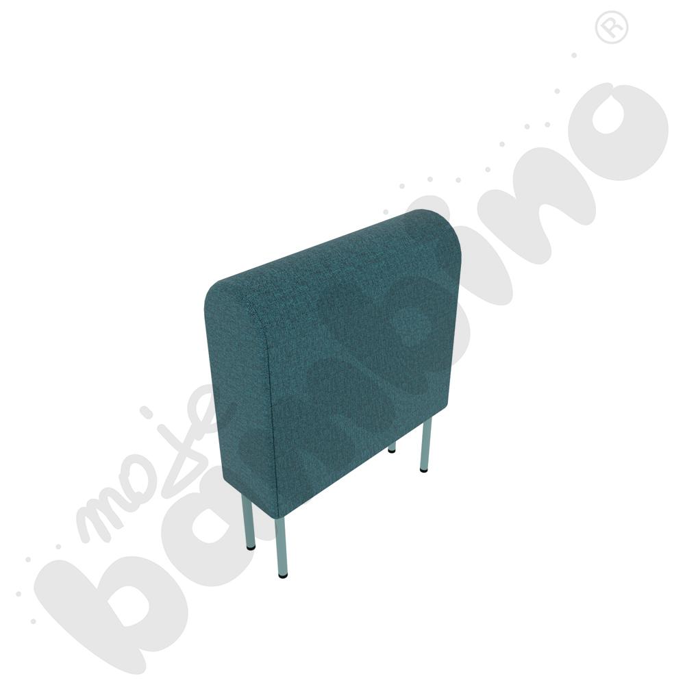 Moduł Versa 60x20x74 cm z plastikowymi stopkami, stelaż turkusowy, tkanina RO22