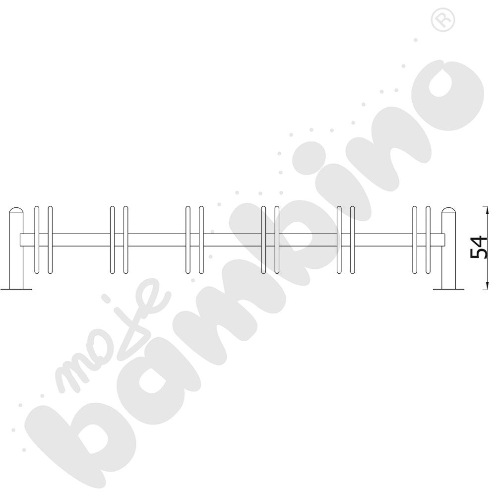 Stojak na rowery - 6 stanowisk