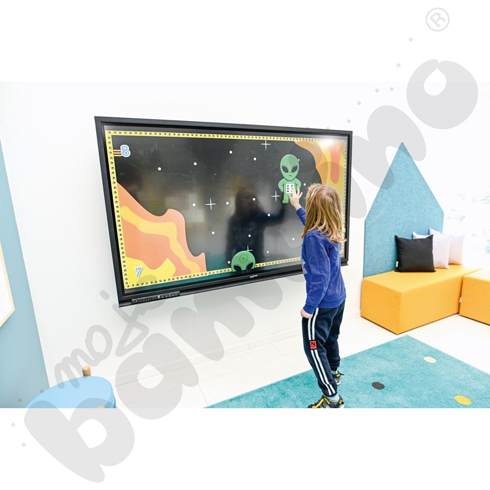 JumboEdu z monitorem interaktywnym insGraf Digital EduSpace 65 i uchwytem ściennym