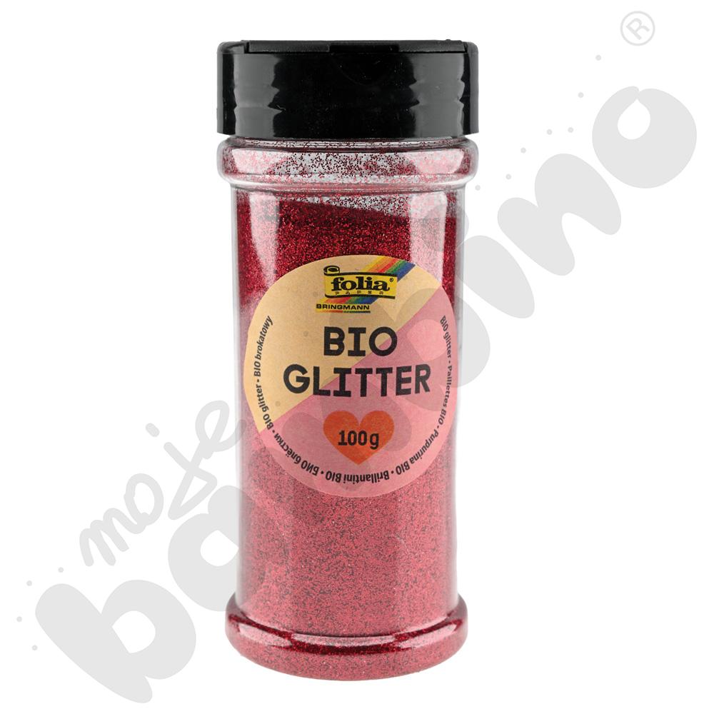 Brokat BIO czerwony