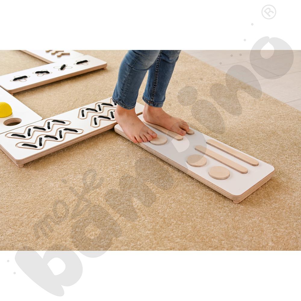 Ścieżki sensoryczne Good Wood - białe - MED Ścieżki sensoryczne Good Wood - białe - MED