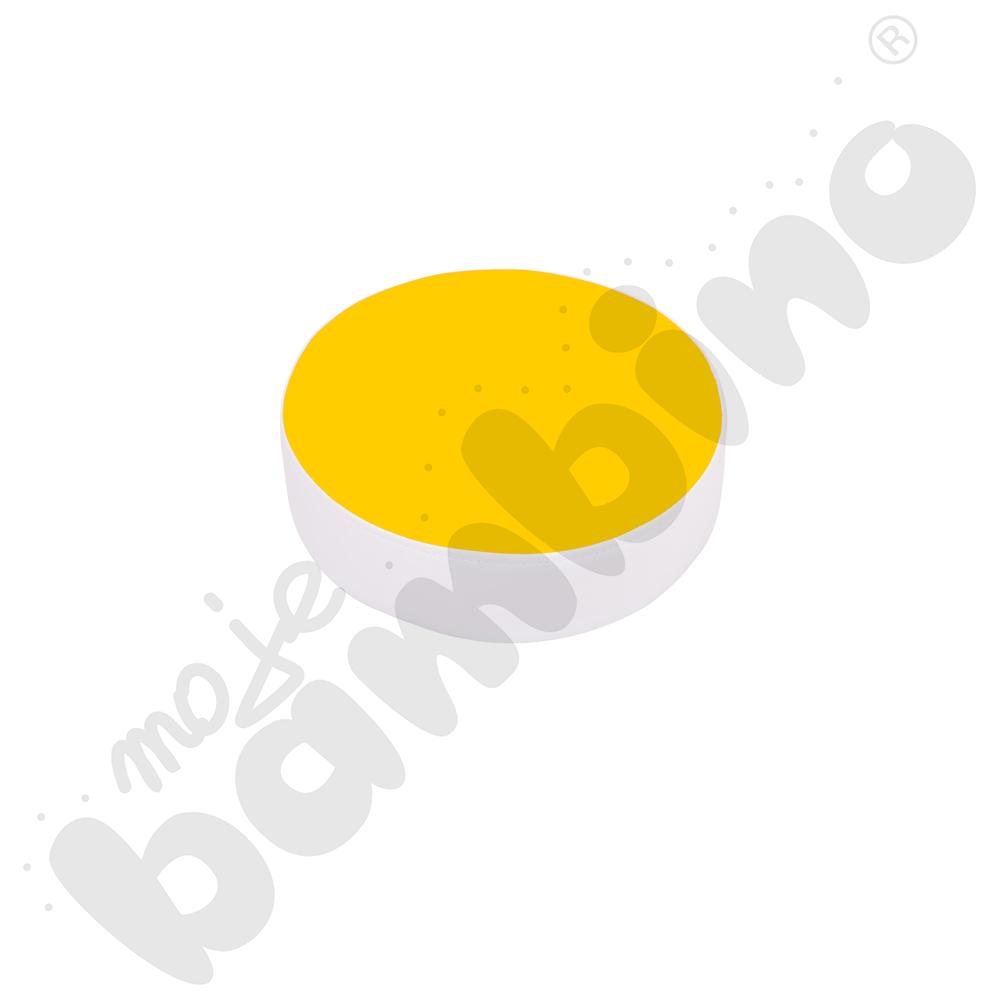 Pufka-drops okrągła pudrowa żółta