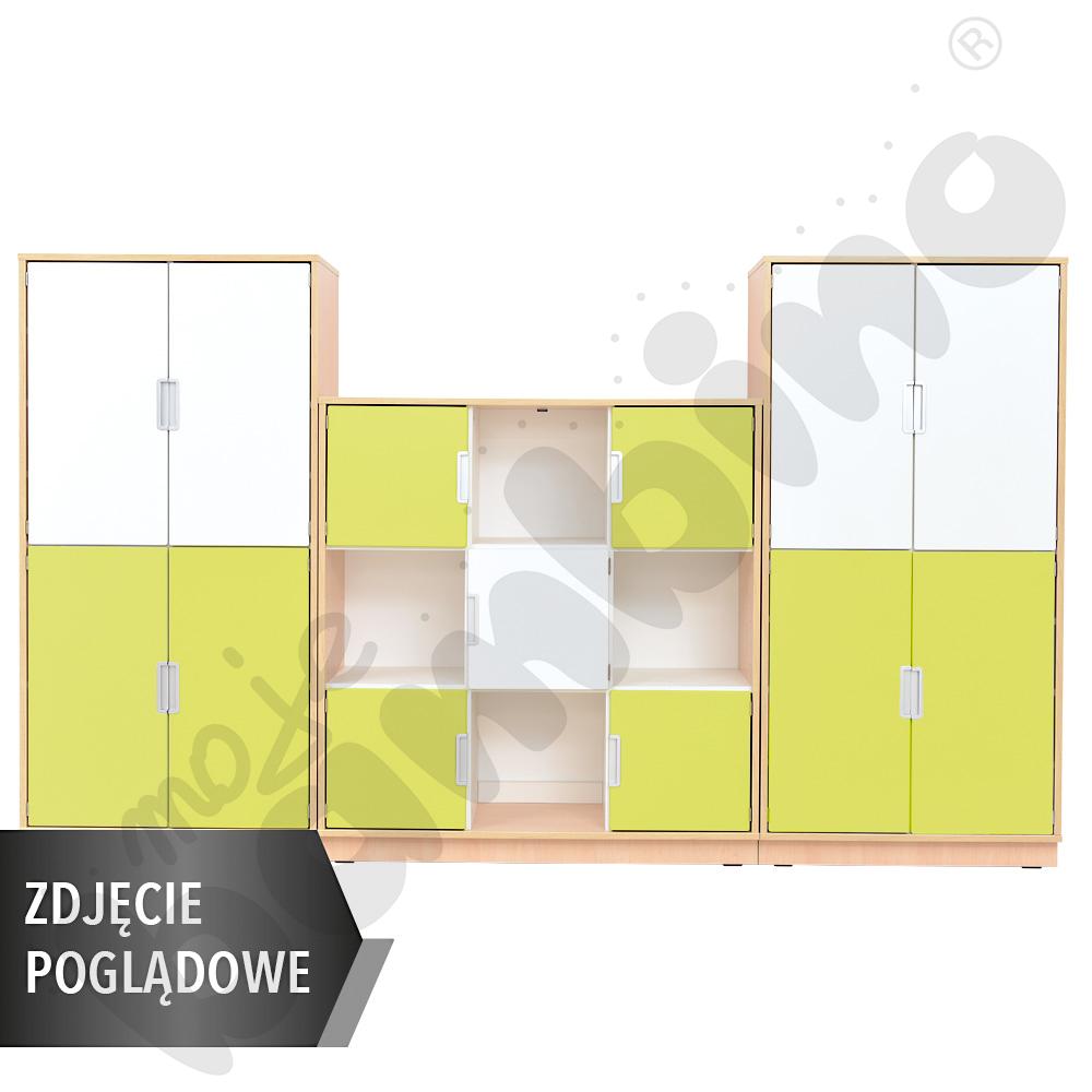 Quadro - zestaw 12, 90 st., cichy domyk, biała skrzynia 