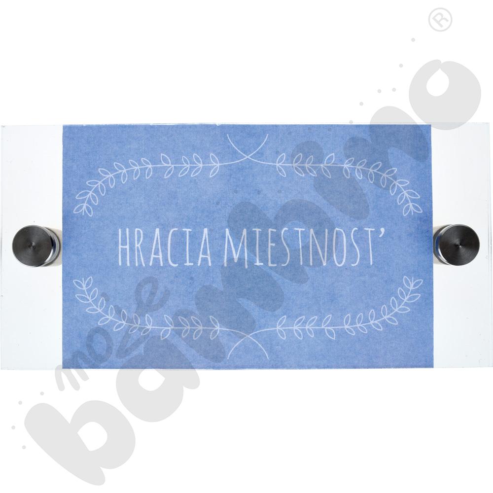 Tabliczka informacyjna przydrzwiowa EuroPLEX 190x95mm Tabliczka informacyjna przydrzwiowa EuroPLEX 190x95mm