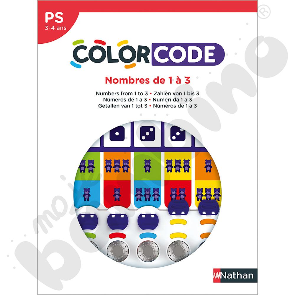 Colorcode - karty zadań - liczby od 1 do 3 