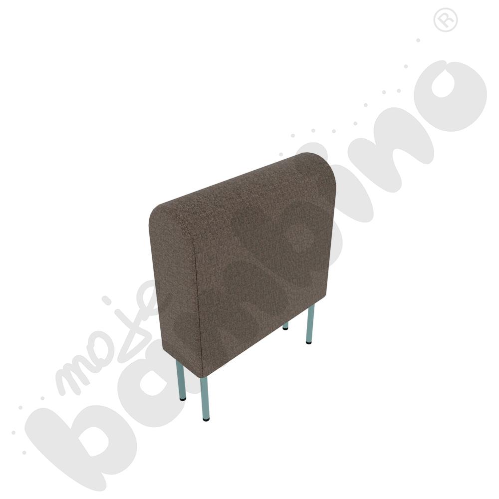 Moduł Versa 60x20x74 cm z plastikowymi stopkami, stelaż turkusowy, tkanina RO36