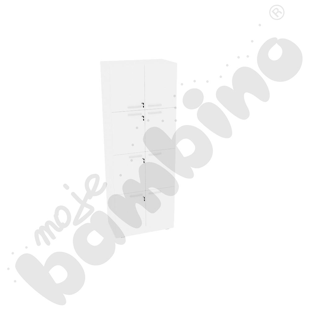 Szafka żaka Grande 8-schowkowa - biała