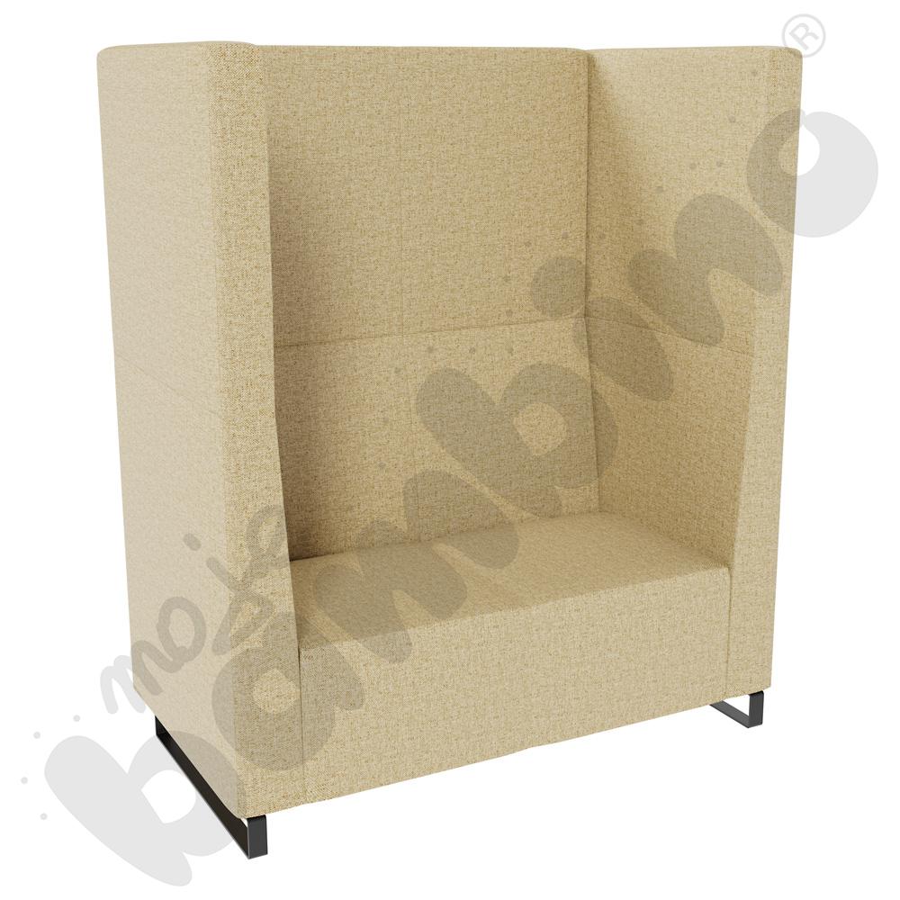 Sofa Universum 2-os. wys. 163 cm, 2 boki wysokie, tkanina RO09