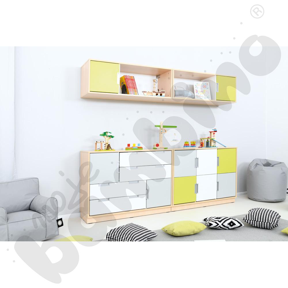 Quadro - szeroka szafka wisząca - prawa, klon jasny Quadro - szeroka szafka wisząca - prawa, klon jasny