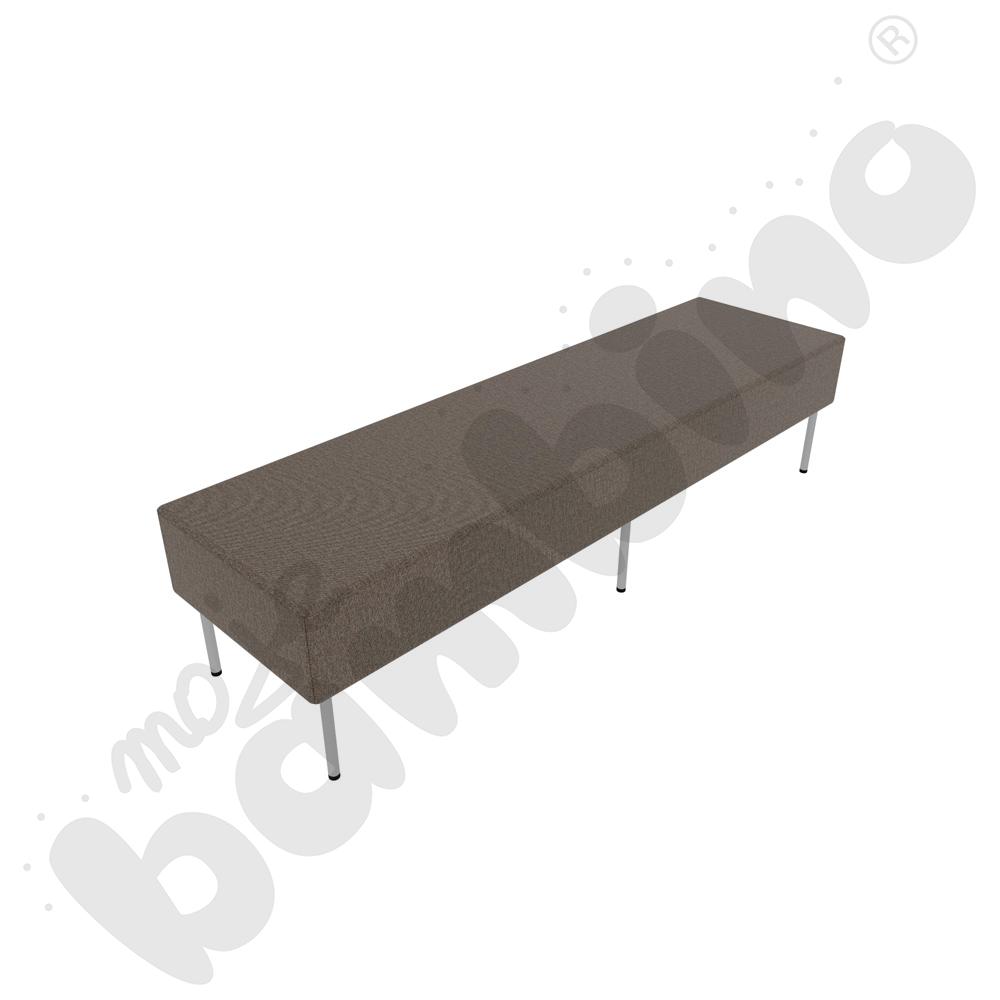 Pufa Versa 180x50 cm z plastikowymi stopkami, stelaż jasnoszary, tkanina RO36 Pufa Versa 180x50 cm z plastikowymi stopkami, stelaż jasnoszary, tkanina RO36