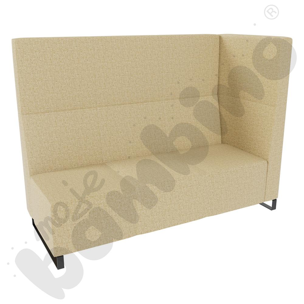Sofa Universum 3-os. wys. 133 cm, bok średni prawy, tkanina RO09