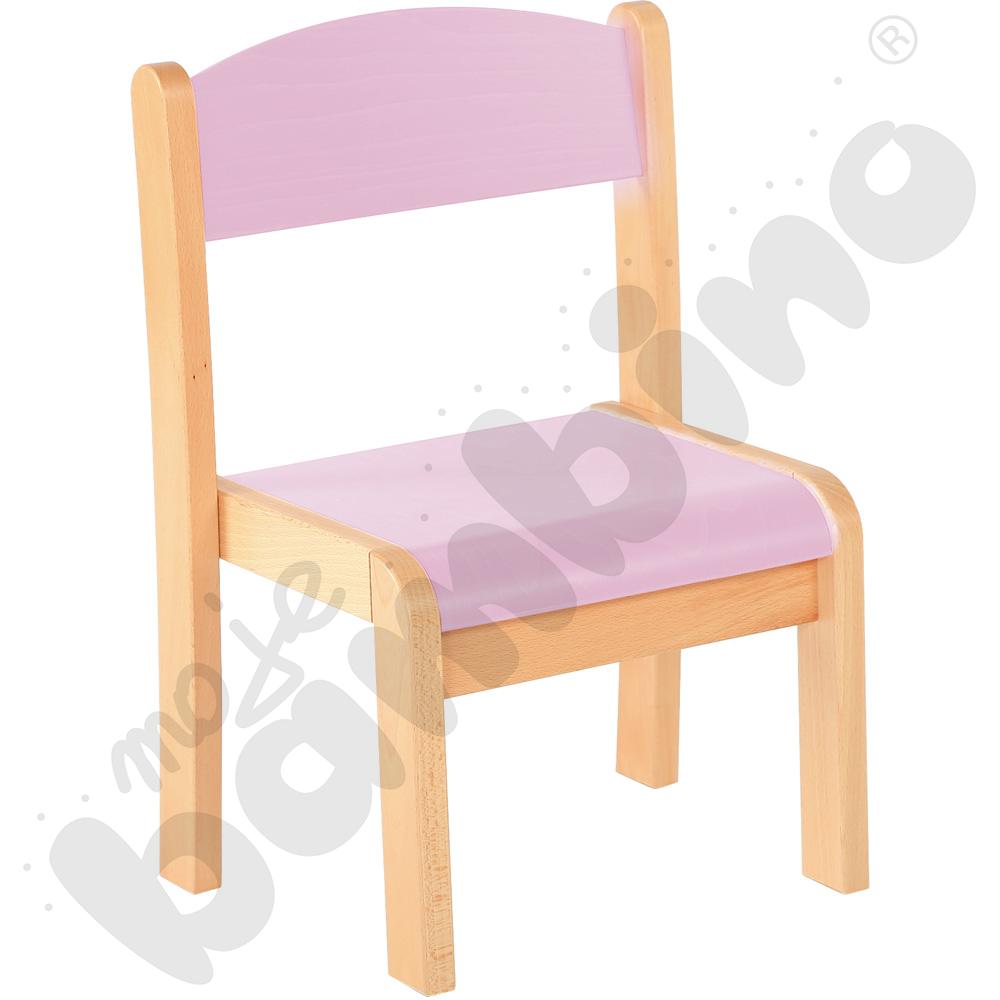 Krzesło Filipek PASTEL różowe, rozm. 1