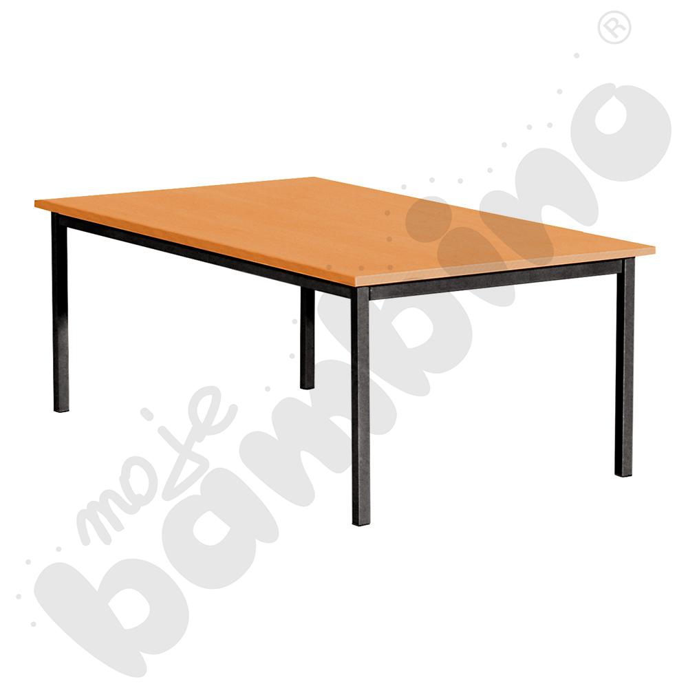 Stół świetlicowy Standard  160 x 80 cm rozm. 6 czarny Stół świetlicowy Standard  160 x 80 cm rozm. 6 czarny