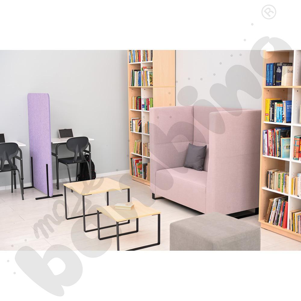 Sofa Universum 2-os. wys. 133 cm, 2 boki średnie, tkanina KG21