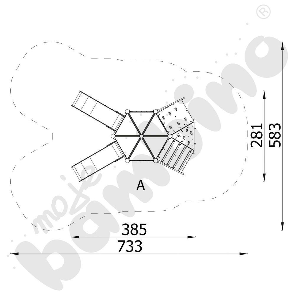 Orbis - zestaw 11487, drewniane słupy