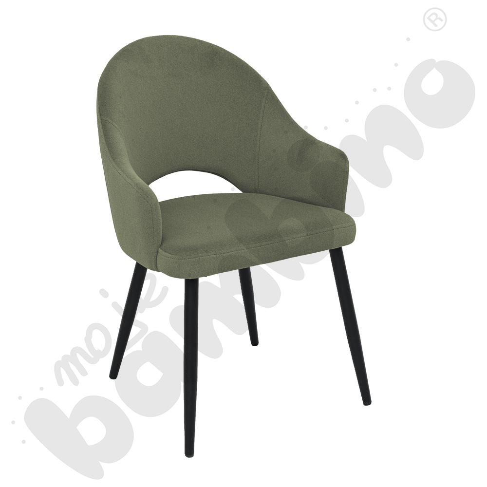 Krzesło Aria ciemnooliwkowe