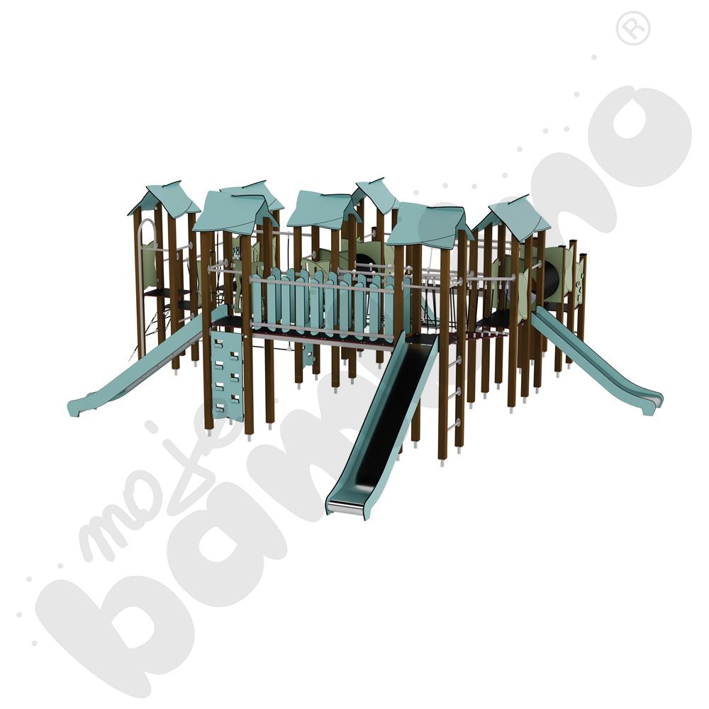 Zestaw Urbi 12, słupy drewniane C