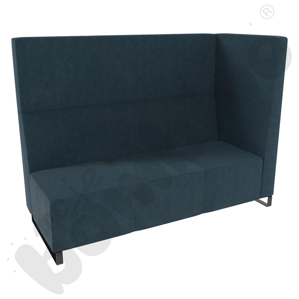 Sofa Universum 3-os. wys. 133 cm, bok średni lewy, tkanina KG08