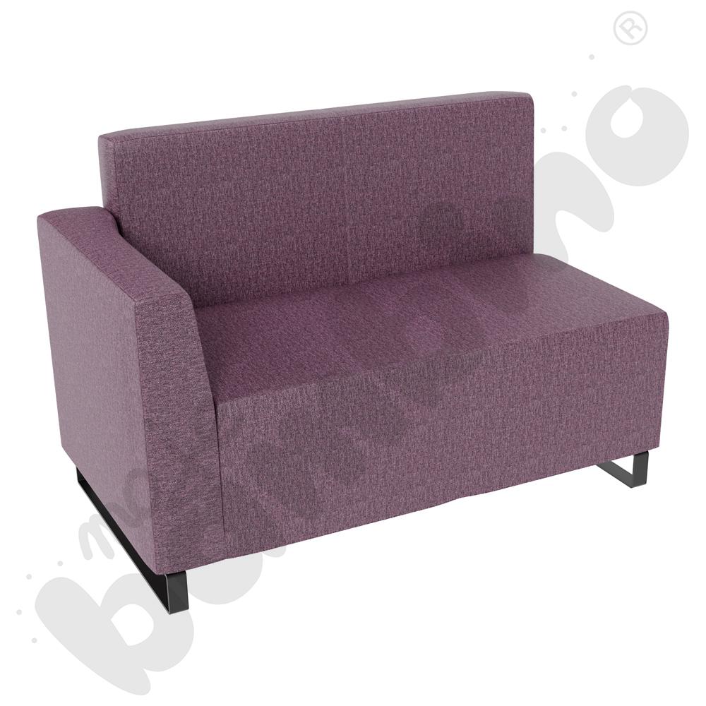Sofa Universum 2-os. wys. 82 cm, bok niski lewy, tkanina RO13