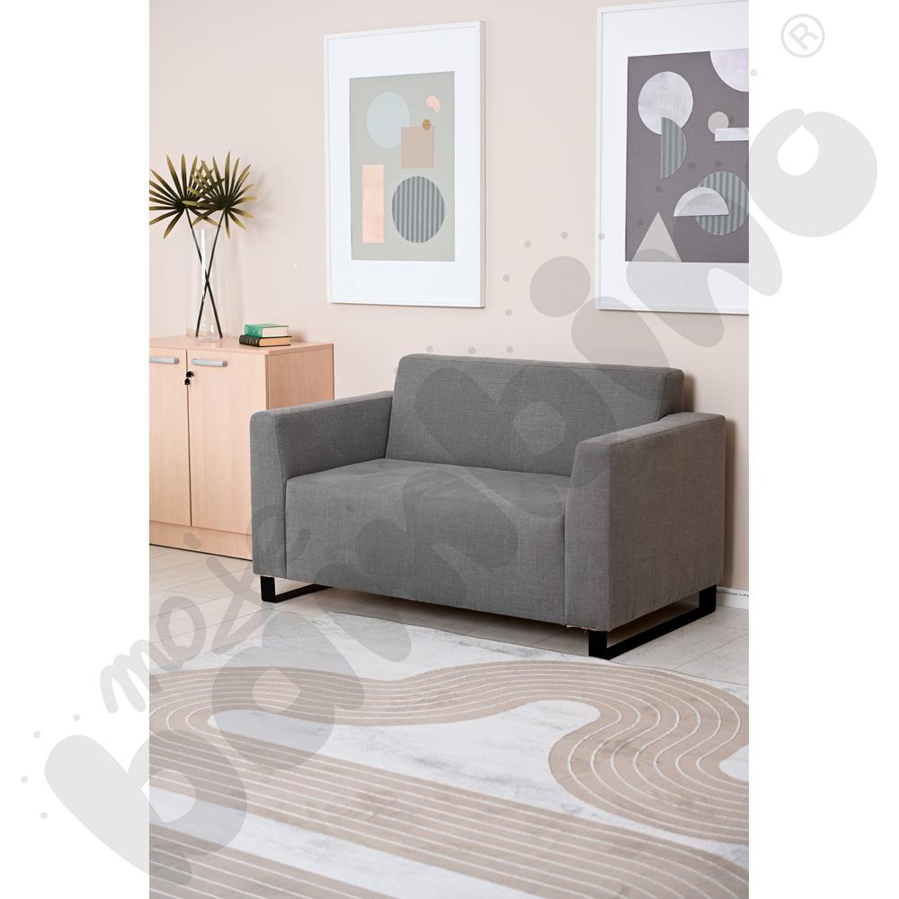 Sofa Universum 2-os. wys. 82 cm, 2 boki niskie, tkanina KG22