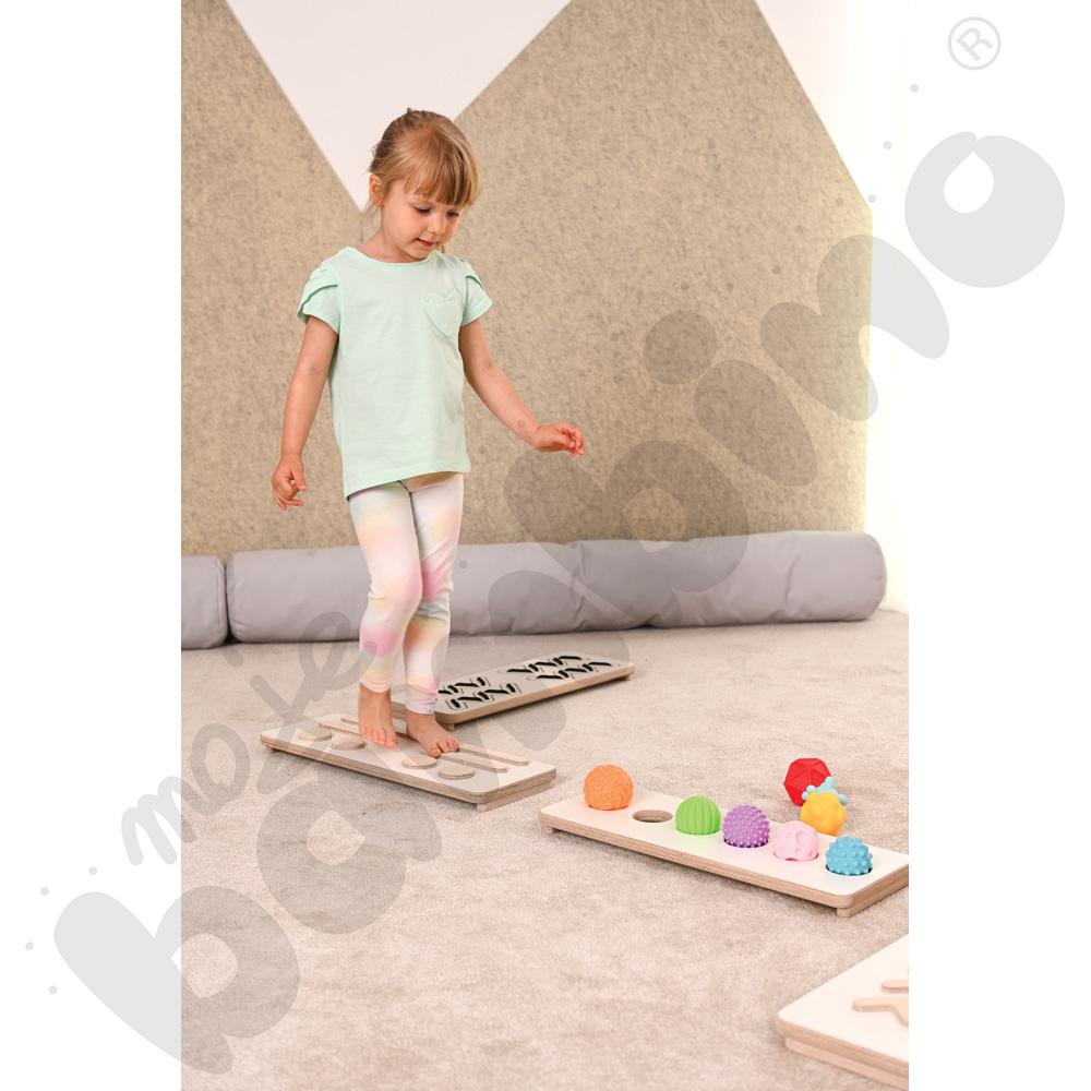 Ścieżki sensoryczne Good Wood - białe - MED Ścieżki sensoryczne Good Wood - białe - MED