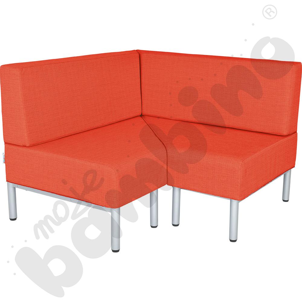 Fotel rogowy Inflamea 1 - pomarańczowy