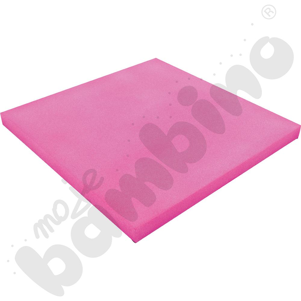 Kwadrat wyciszający - różowy, gr. 40 mm