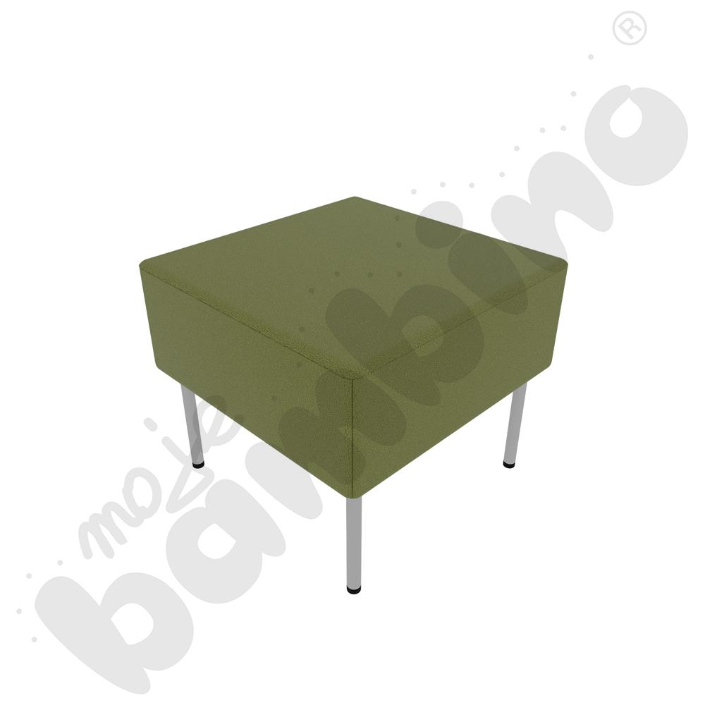 Pufa Versa 50x50 cm z filcowymi stopkami, stelaż jasnoszary, tkanina BD17 Pufa Versa 50x50 cm z filcowymi stopkami, stelaż jasnoszary, tkanina BD17