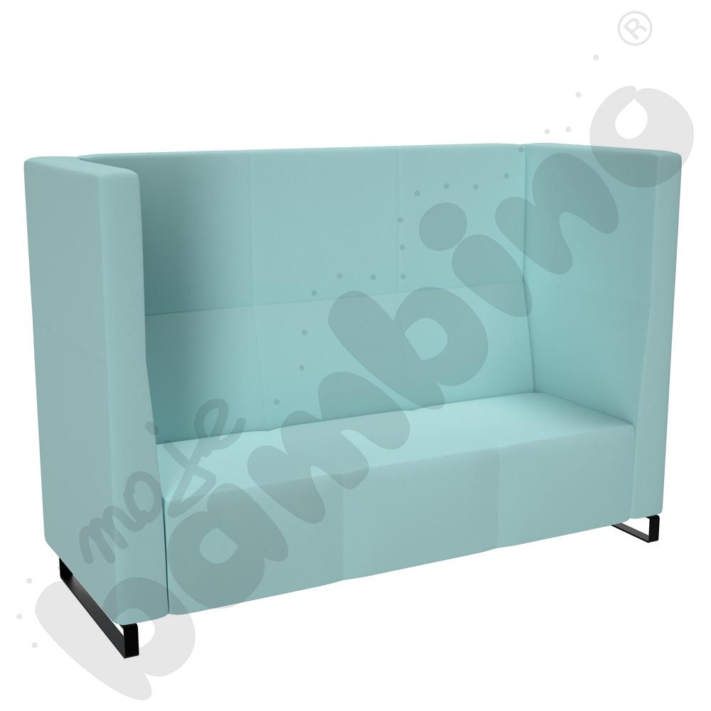 Sofa Universum 3-os. wys. 133 cm, boki średnie, tkanina KG09