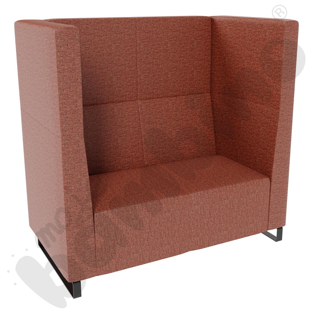 Sofa Universum 2-os. wys. 133 cm, 2 boki średnie, tkanina RO06