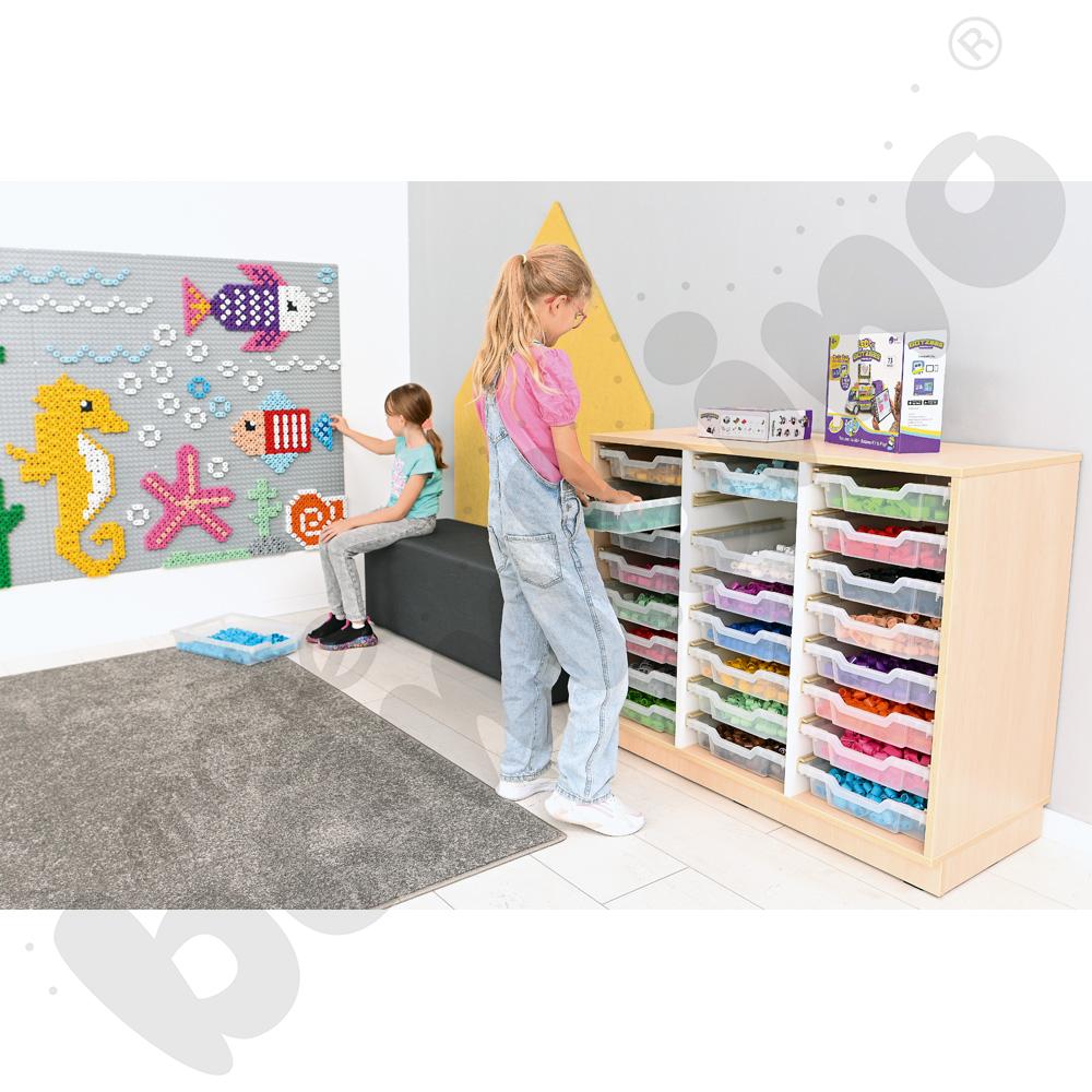 Szafka z klockami Botzees Wall - 3600 klocków
