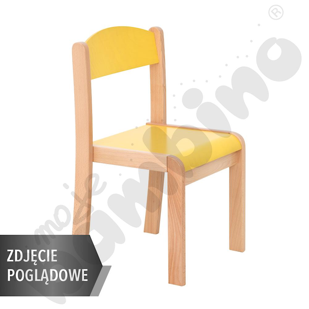 Krzesło Filipek PASTEL żółte, rozm. 4