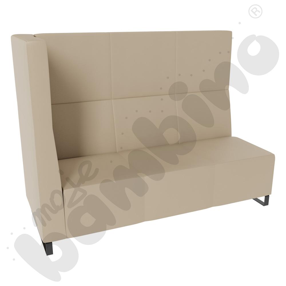 Sofa Universum 3-os. wys. 133 cm, bok średni lewy, tkanina MT05