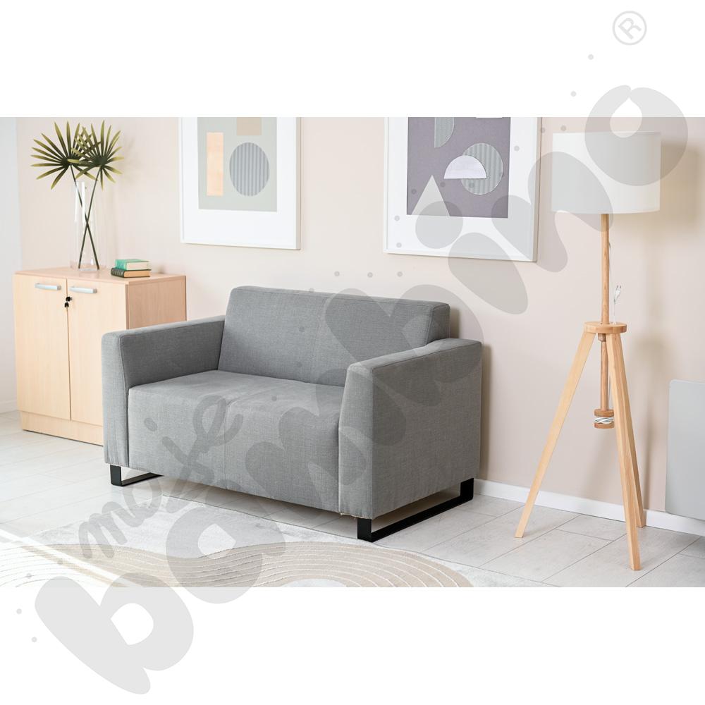 Sofa Universum 2-os. wys. 82 cm, 2 boki niskie, tkanina KG22
