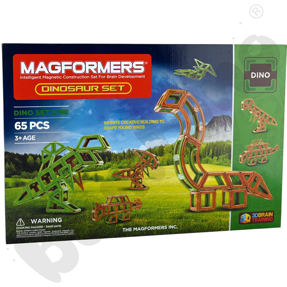 Magformers Dinozaur, 65 elem.