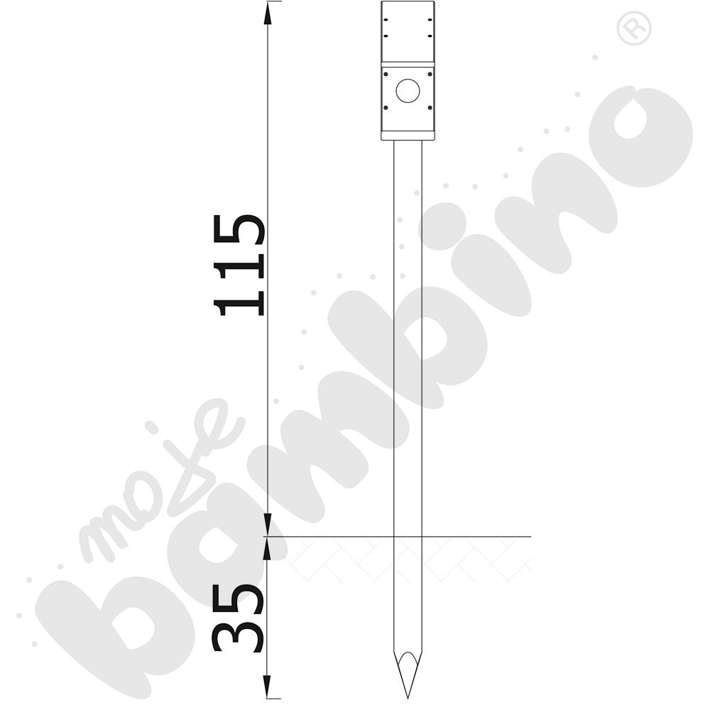 Domek dla ptaków stojący Terra