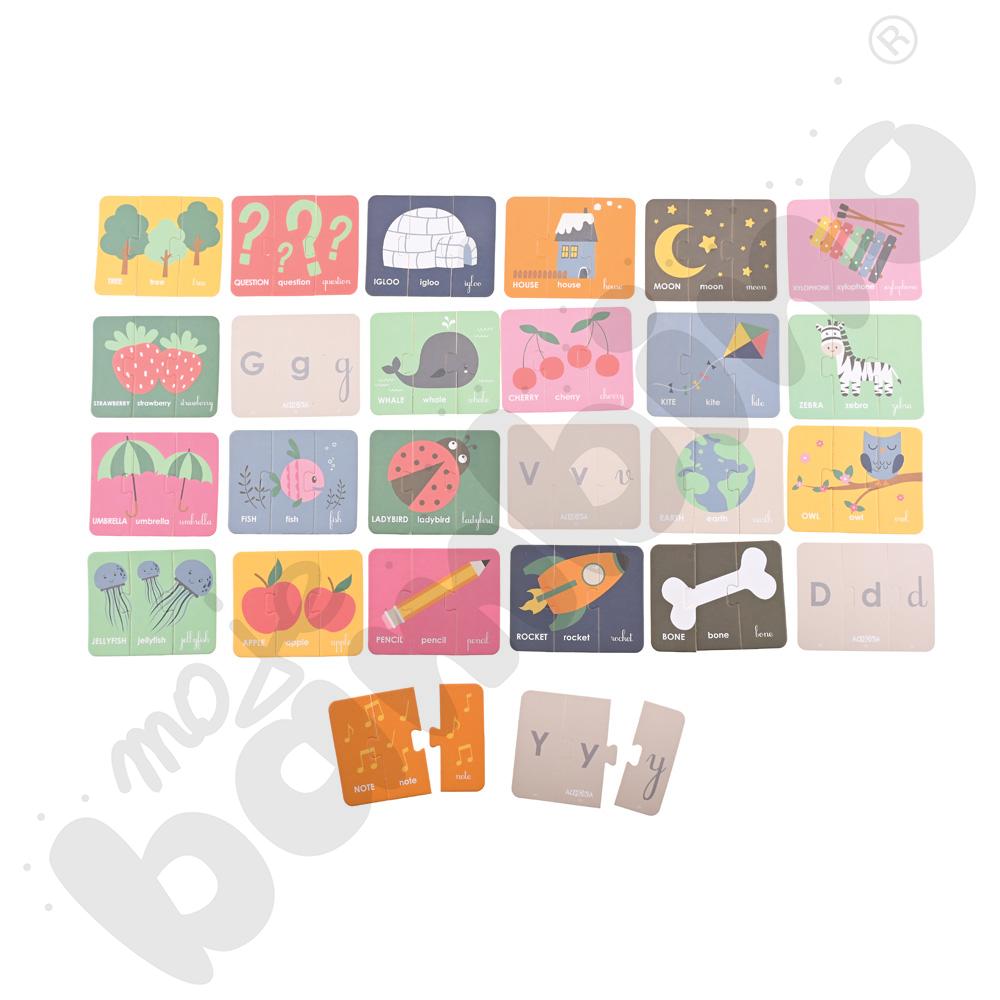 LOGI miniBot - puzzle alfabet - w języku angielskim