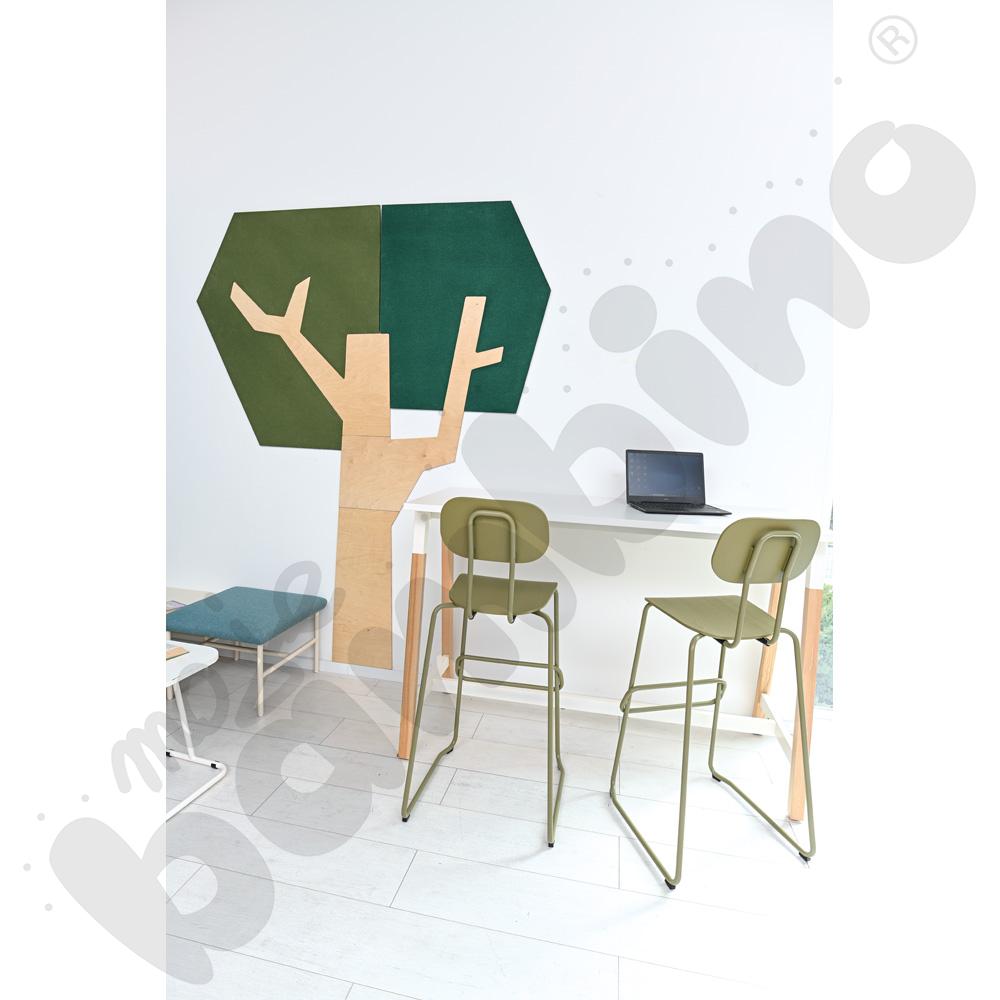 Panel ścienny - drzewo z kanciastą koroną Panel ścienny - drzewo z kanciastą koroną