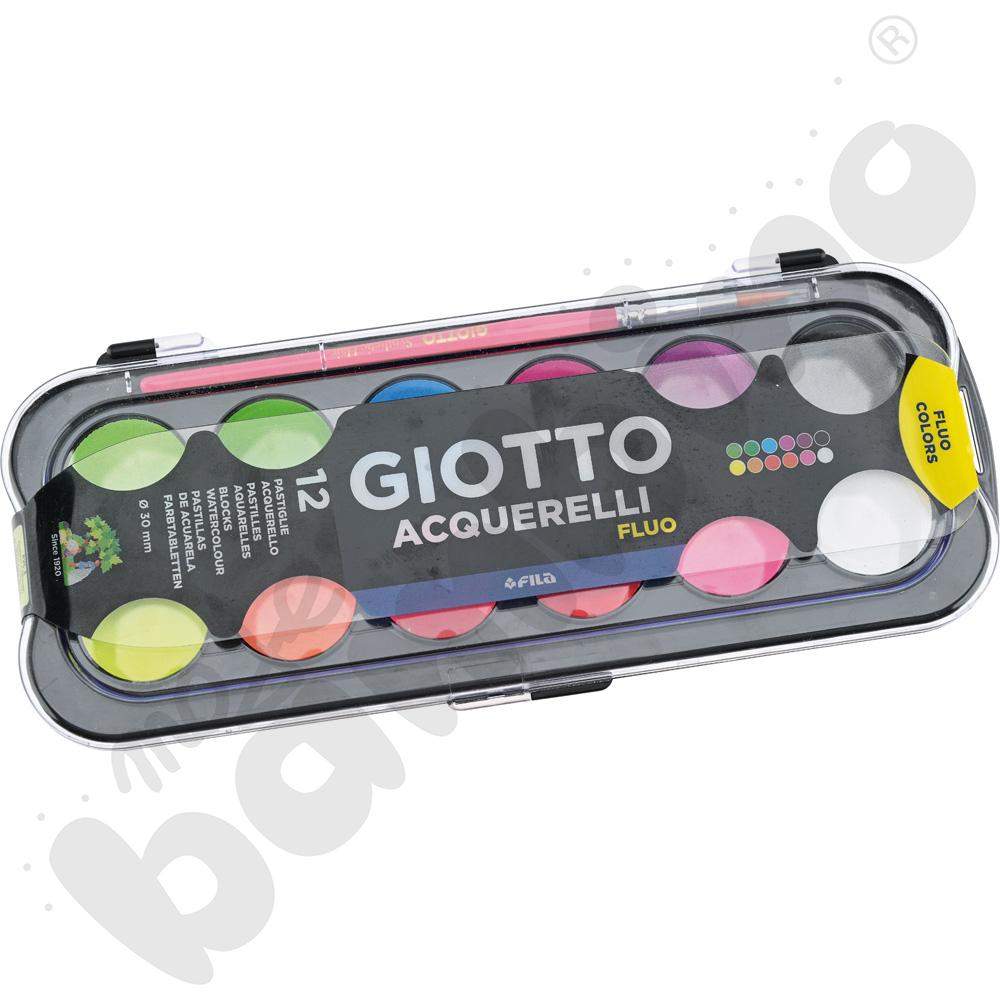 Farby akwarelowe Giotto Fluo