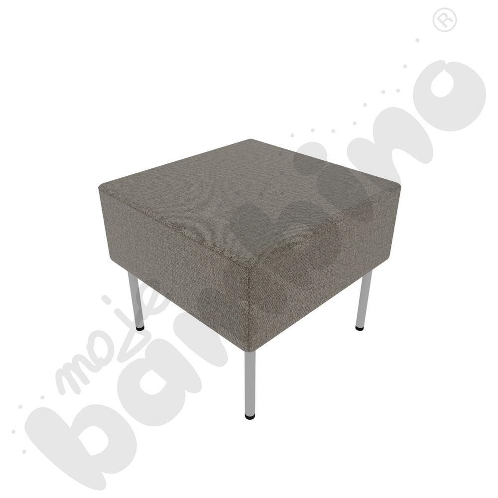 Pufa Versa 50x50 cm z filcowymi stopkami, stelaż jasnoszary, tkanina RO37 Pufa Versa 50x50 cm z filcowymi stopkami, stelaż jasnoszary, tkanina RO37