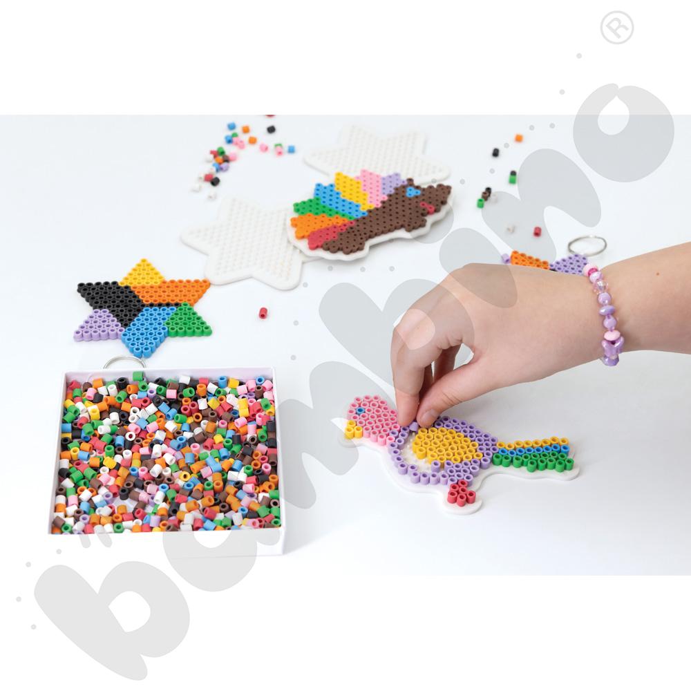 Podkładki do koralików NABBI® MIDI - zwierzątka, 6 szt.