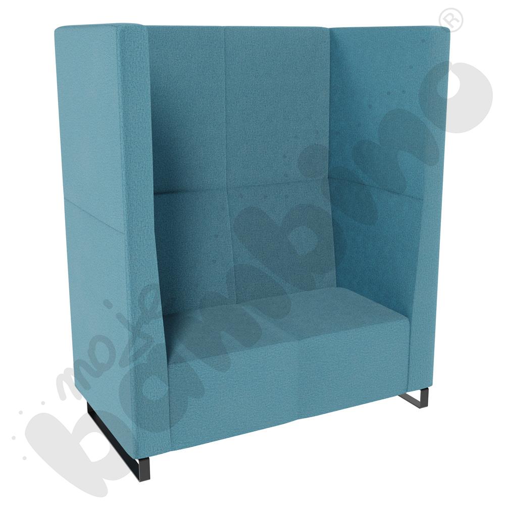 Sofa Universum 2-os. wys. 163 cm, 2 boki wysokie, tkanina KG07