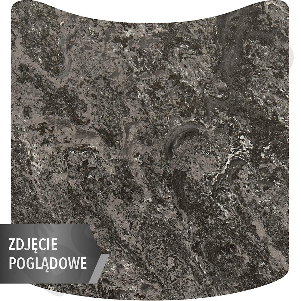 Stół cichy Plus falisty mały 70x72, grafitowy, zaokrąglony, rozm. 2