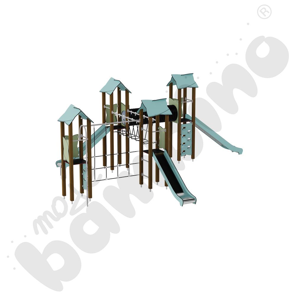 Zestaw Urbi 10, słupy drewniane C