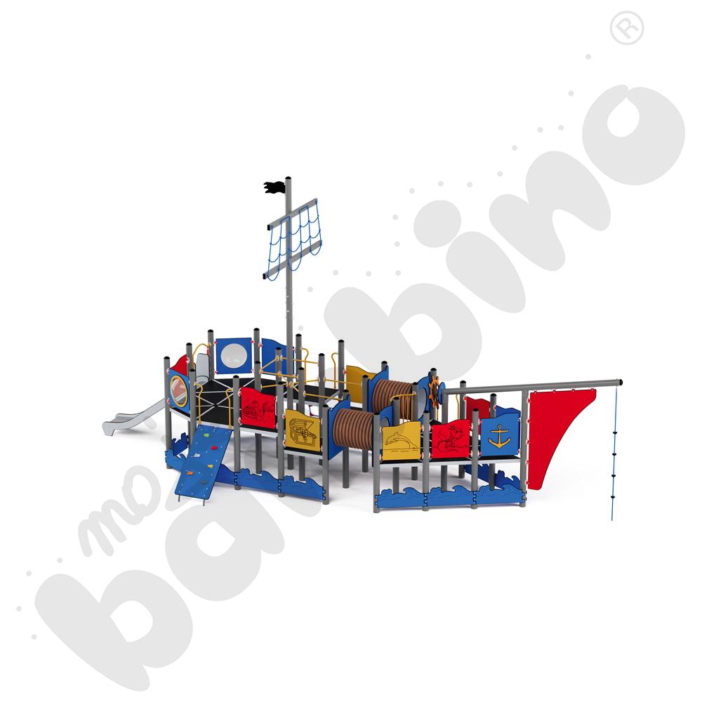 Statek Magellana, metalowe słupy