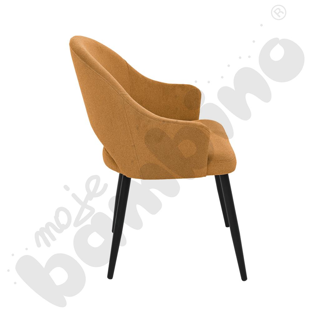 Krzesło Aria musztardowe