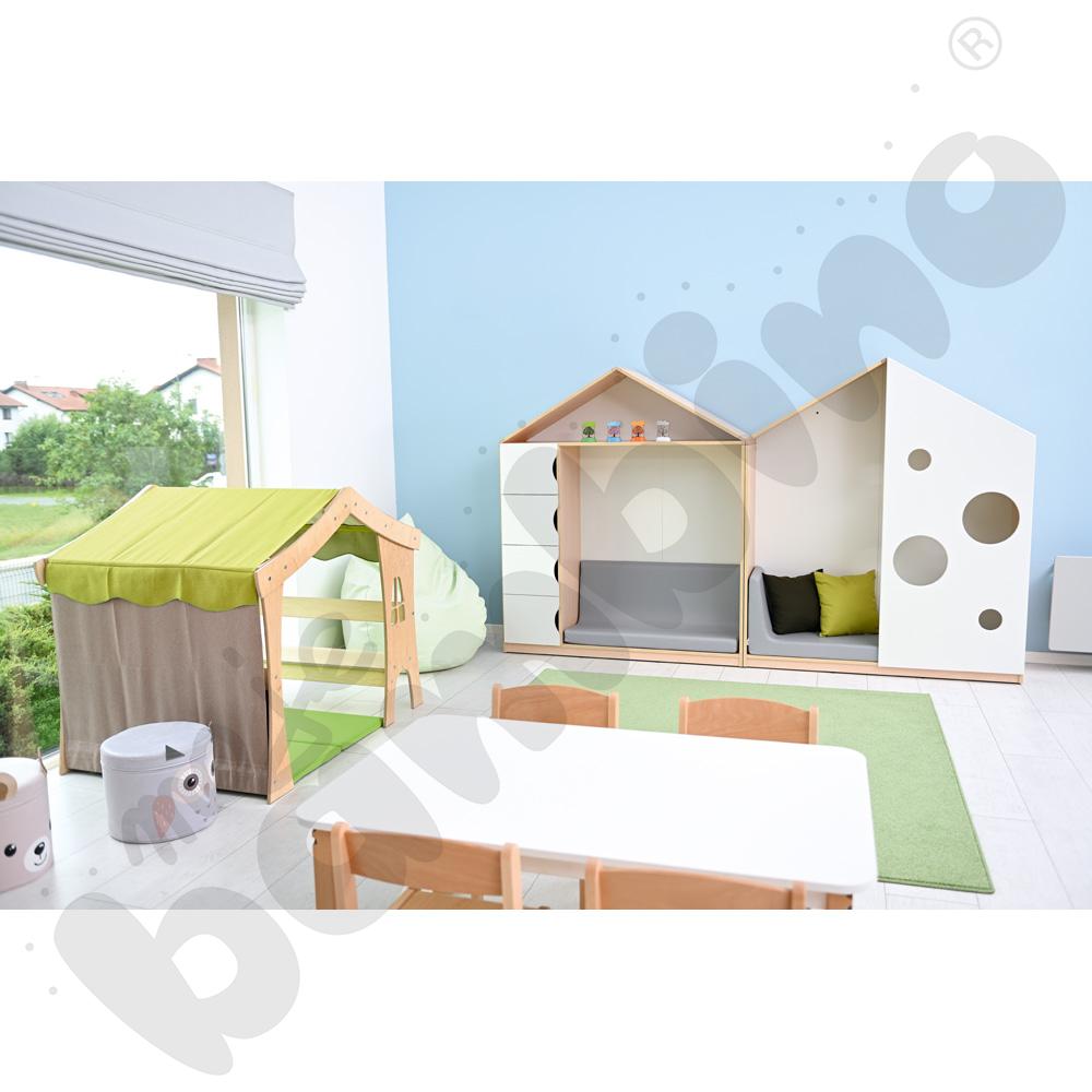 Biblioteczka-domek Feria - klon jasny