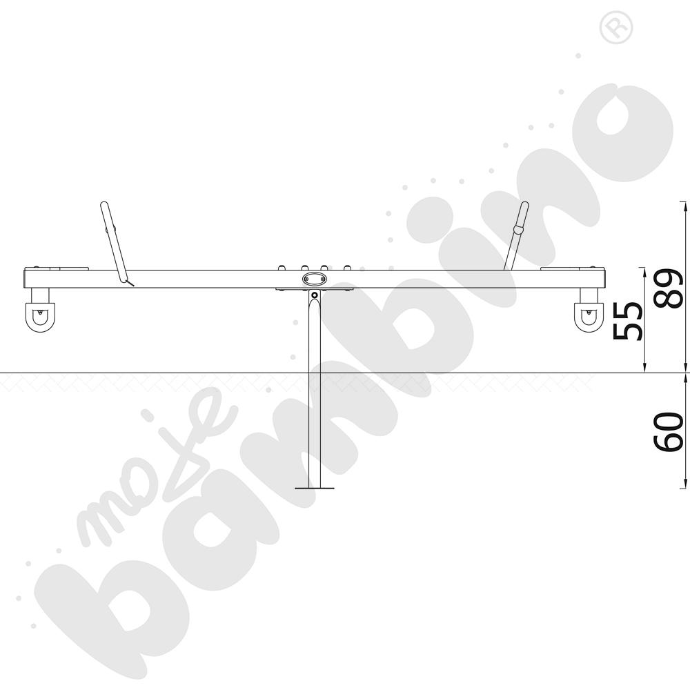 Huśtawka wagowa czteroosobowa