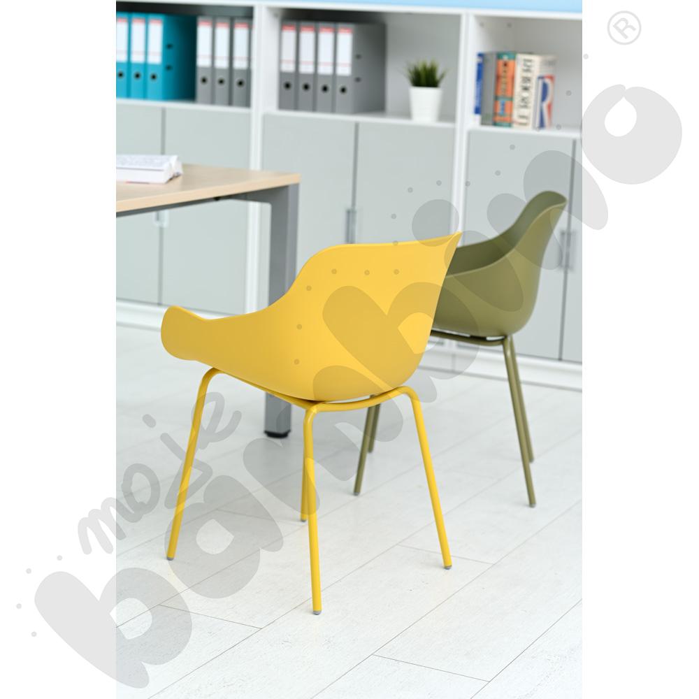 Krzesło Baltic Basic żółte